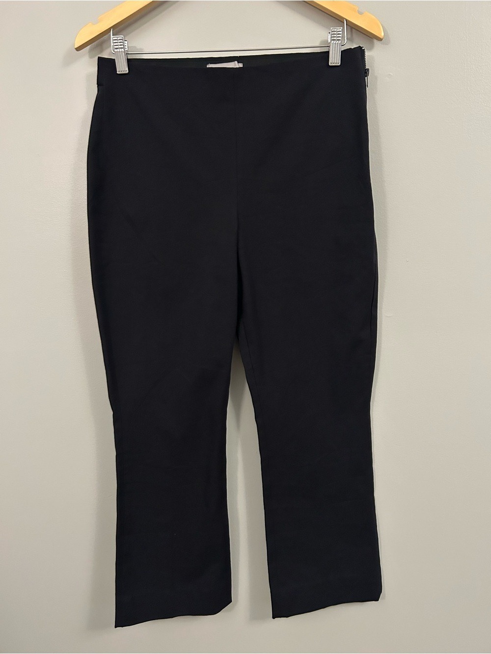 Everlane Black Cropped Straight-Leg Pants Size 10